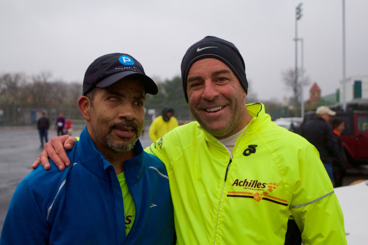#Achilles means camaraderie and lasting relationships, while pushing your body to its limits - as seen with these <a href="/AchillesPhilly/">AchillesPhiladelphia</a> partners, Chris Lynch &amp; Bob Brown.