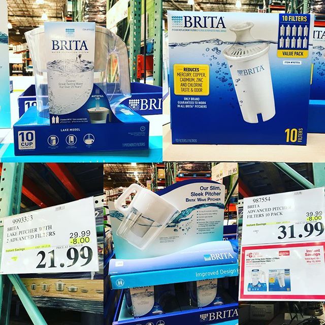 band Grammatica tv Costco Deals on Twitter: "💧@britausa on sale! $8 off the #water #pitcher  now only $21.99 and $8 off 10 #filters now only $31.99! #deal ends 5/13  #waterfilter #filteredwater #brita available #nationwide #savingsbook #