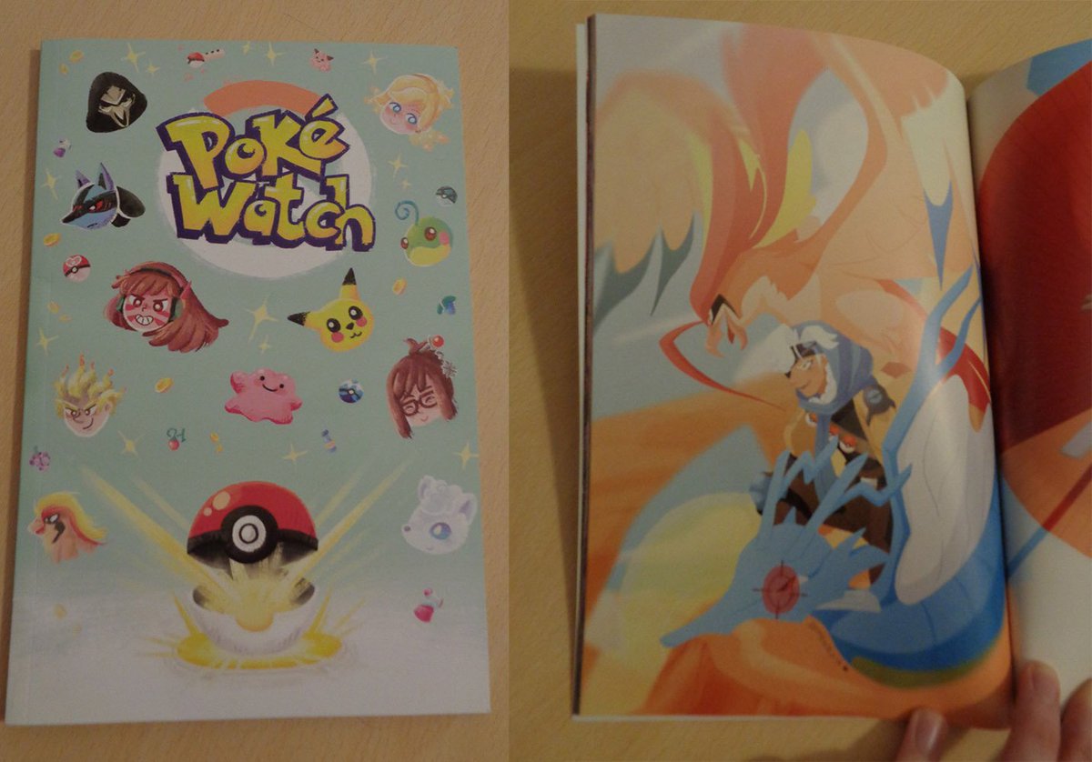 jedizambetta's tweet photo. It has arrived!😍😍On the right my contribution for this zine
#myart #pokemon #overwatch #pokewatch #zine https://t.co/M3vgWe3hbo