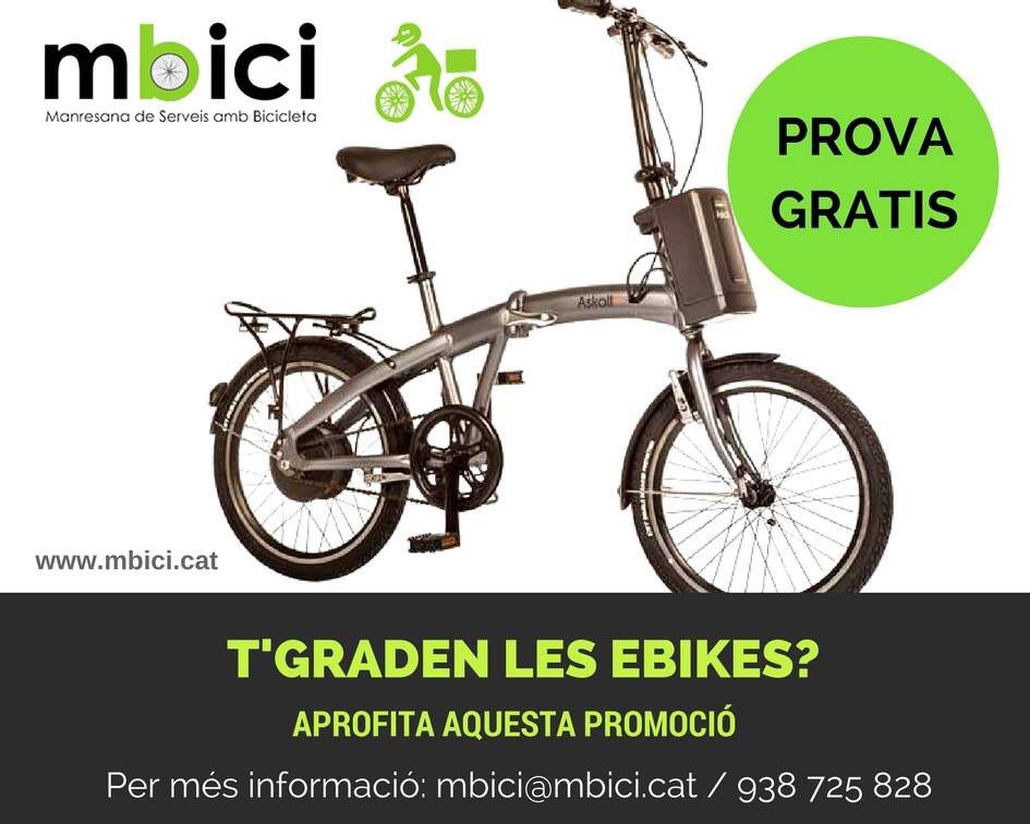 MbiciCat's tweet photo. Sou fans de les e-bikes? o al contrari, no n'heu provat mai cap? contacteu amb nosaltres per fer una prova gratis!!!
Prova una Ebike gratis amb Mbici!! #ebike #bici #bicicleta #bicicletaelectrica #provagratis #promocio #novetats #mbici https://t.co/lgg9nvk16J