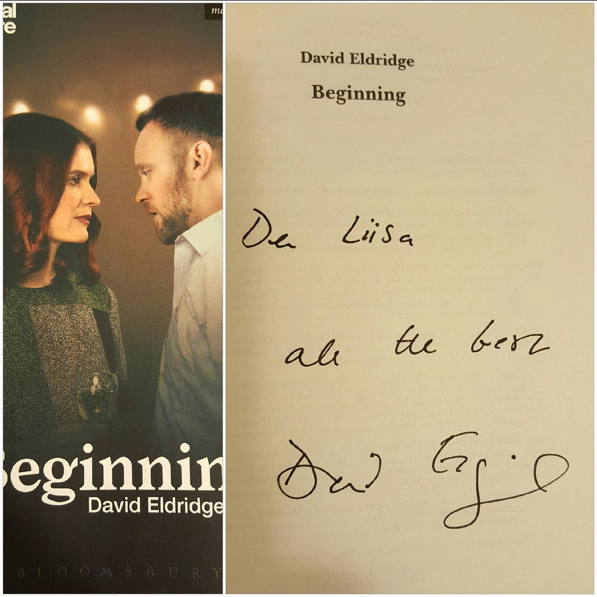 liisakarin's tweet image. You meet one the most inspirational playwrights and he tells you he's heard about your show. As far as epic moments go, this is right up there with having a pizza with Stephen Jeffreys 12 years ago. And I really want to - need to - direct again. #ntBeginning #UndertheBlueSky