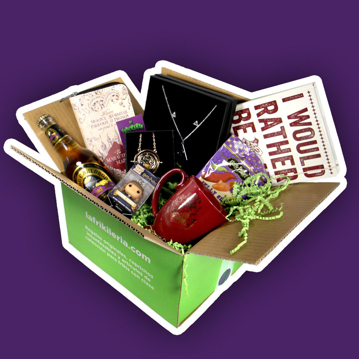 ¡SORTEAMOS ESTA PEDAZO CAJA LLENA DE PRODUCTOS DE HARRY POTTER!

Para participar:
-Da RT
-Sigue a <a href="/frikileria/">La Frikileria</a>

¡Así de fácil!

¡SORTEO INTERNACIONAL!

El sorteo comienza el 24/04/2018 y finaliza el 06/05/2018