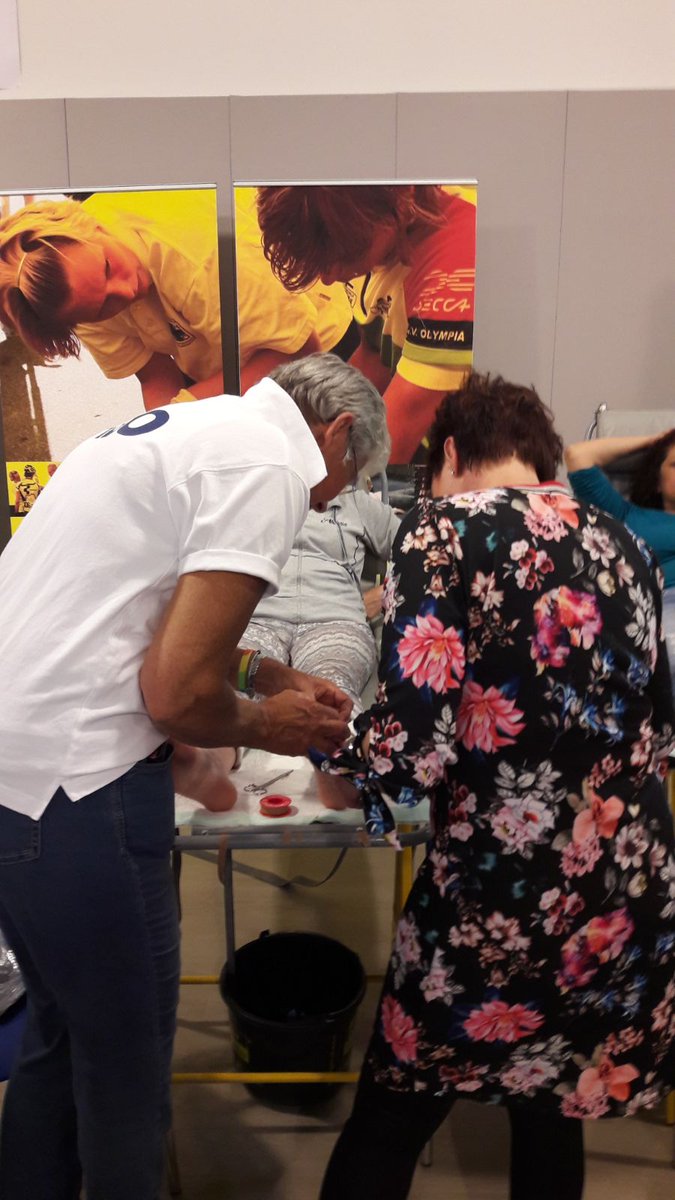 Vervolgles wandelletsel. Vanavond dé nodige meters gemaakt (geplakt). #wandelletsel #wandelen #vrijwilligerswerk #Assen