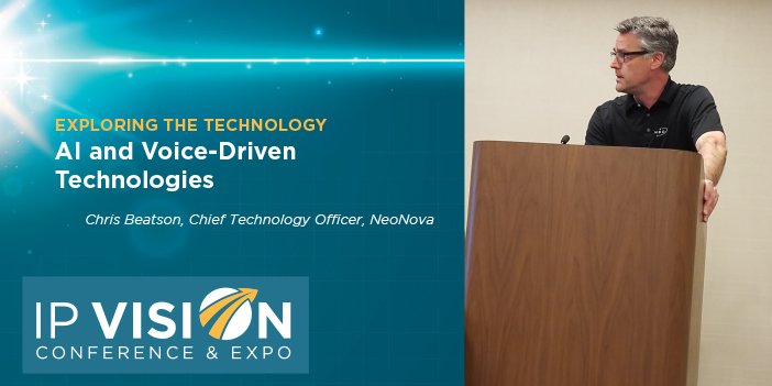 NTCAconnect's tweet photo. AI is in virtually everything that we do today. Sensors and GPS in all of our technology is driving all of the data that is feeding AI to become more and more intelligent. Fantastic session with Chris Beatson of @NeoNova_NNS. #IPVision18 https://t.co/SYsnQJc7YM