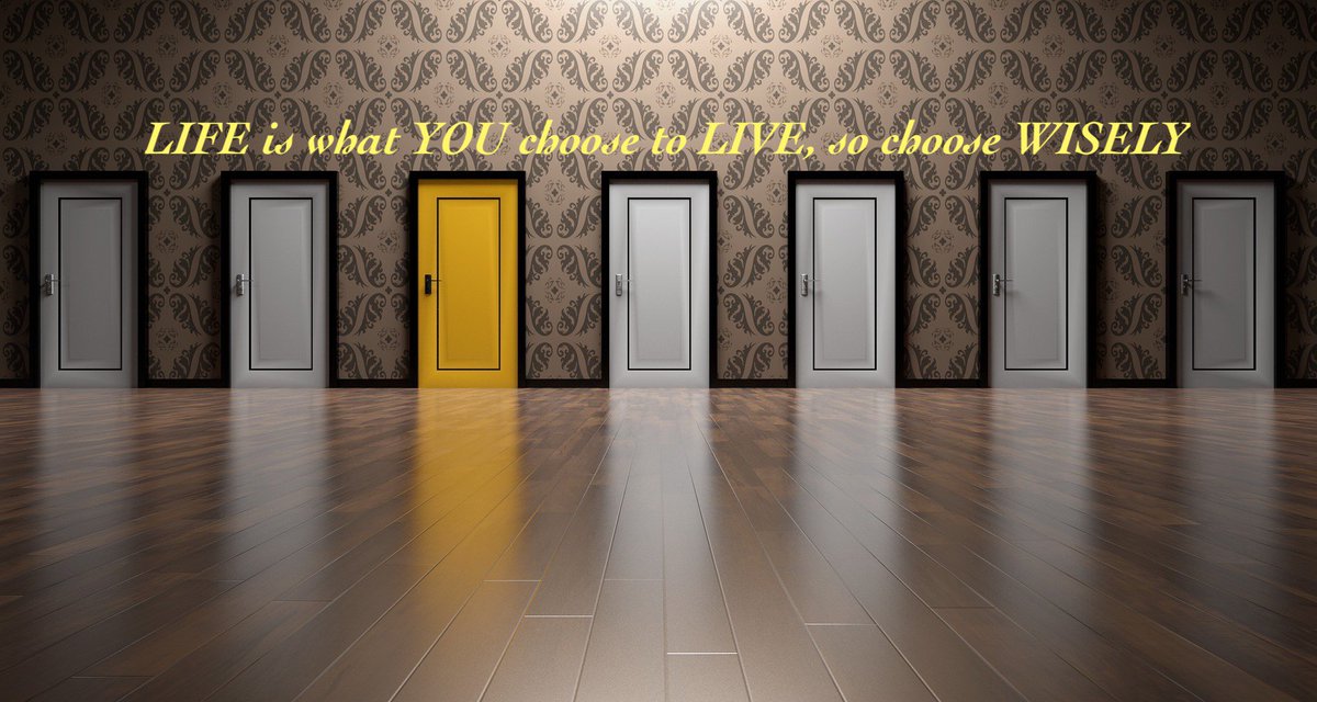 LIFE is what YOU choose to LIVE, so choose WISELY. 

#careermantra #opportunity #leavecomfortzone #masters #phdlife #gloverk #opportunity #CareerGoals 
gloverkcareermantra.com