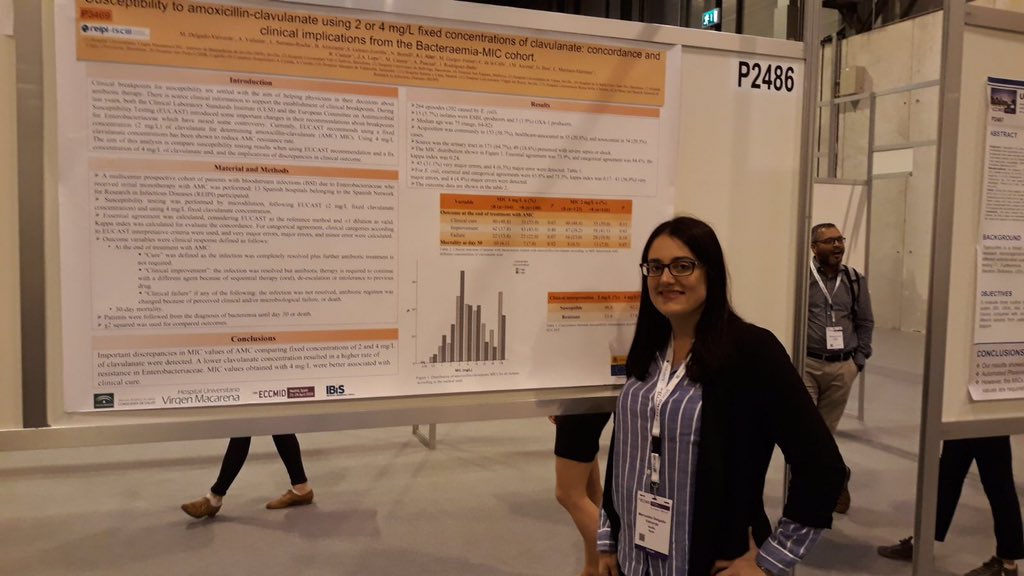 mercdsss's tweet photo. One more year in #ECCMID18 #EUCAST_breakpoints https://t.co/AT4IHNCJ77