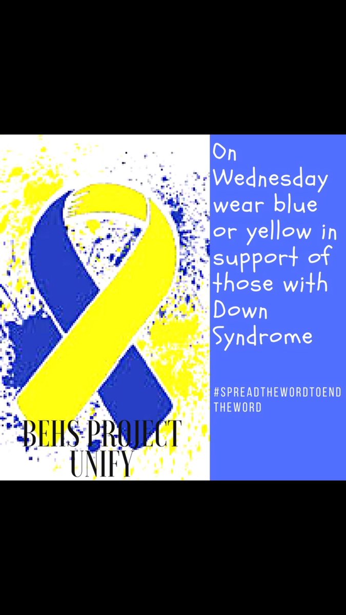 trdarnell's tweet image. Disability Awareness Week #projectunify #BEOneHS