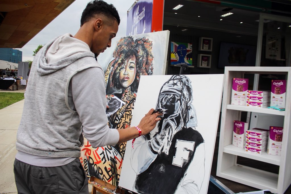 BroccoliCity's tweet photo. Art ๐จ at #bcfest2016 ! Excited to see the amazing talent displayed at #bcfest2018 https://t.co/2aZ4AETgMu