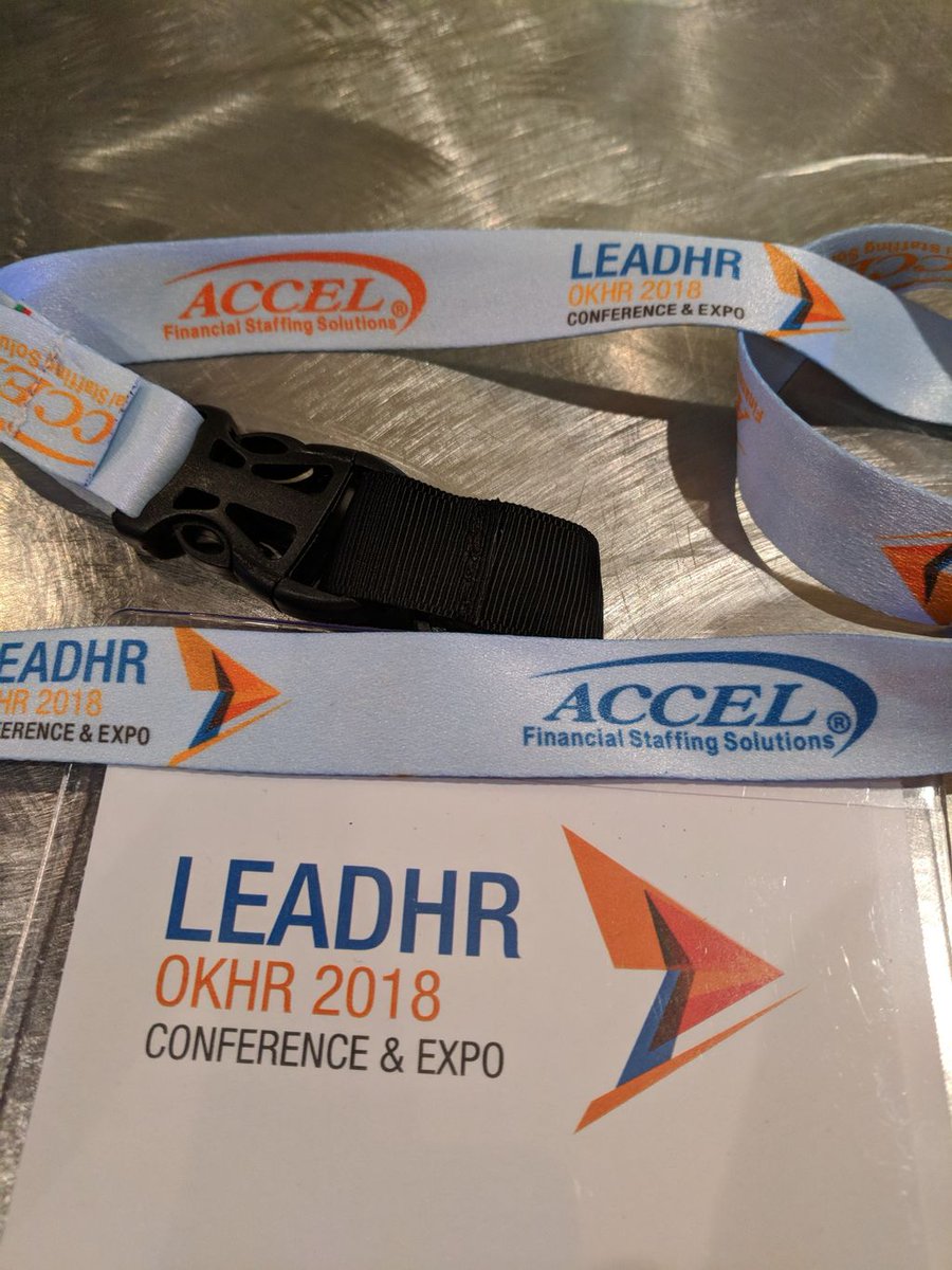 OCHRS's tweet photo. We're here! If you're here too show us your badge! #OCHRS #OKHR #LEADHR https://t.co/42jQTPdvze