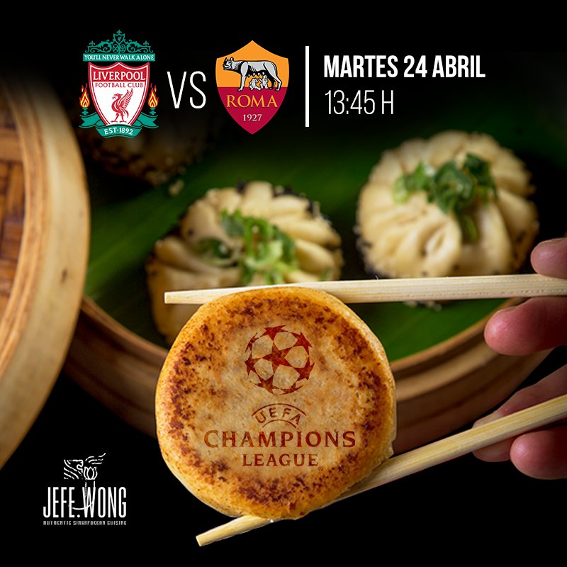 En la casa del #Jefecito sabemos como disfrutar de la <a href="/ChampionsLeague/">UEFA Champions League</a>, con unos #BaosAlVapor rellenos de pollo con salsa de ciruela.
