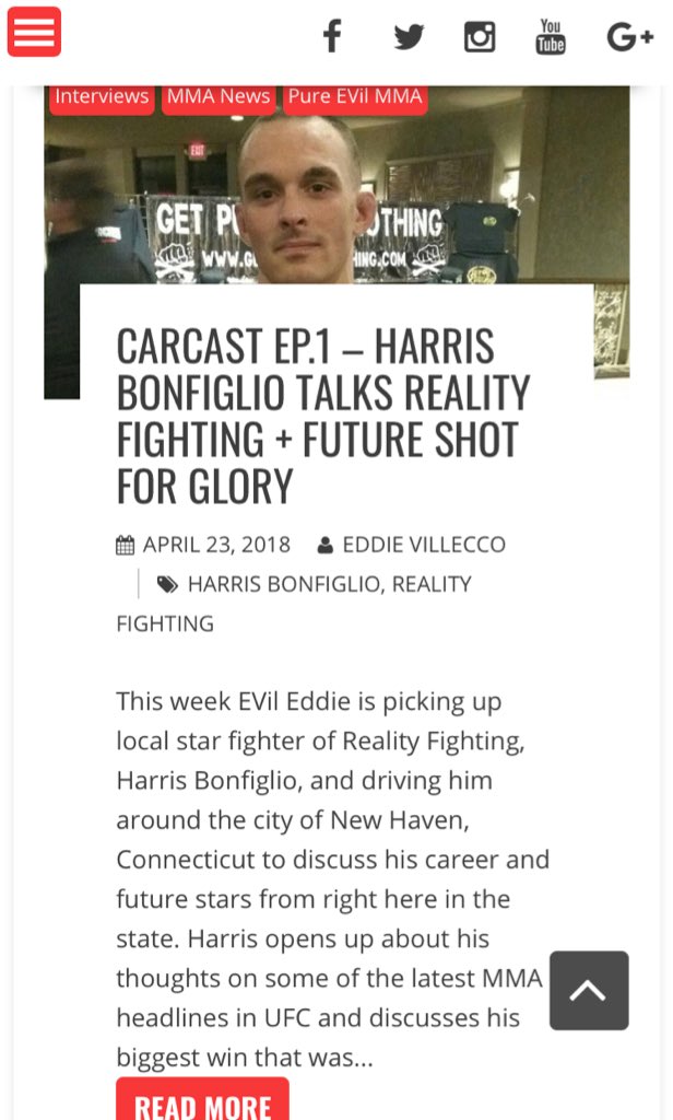 XEVilEddieX's tweet photo. ▪️Hey guys i got such positive feedback from the first carcast I did with #RealityFighting Star Harris Bonfiglio, that we’re biking another one next week with another local fighter on the rise! 

➖Stay Tuned for updates!

#MMA #UFC #PureEVilMMA #Podcast #Bellator #UFCAC https://t.co/7vPsXygKRT
