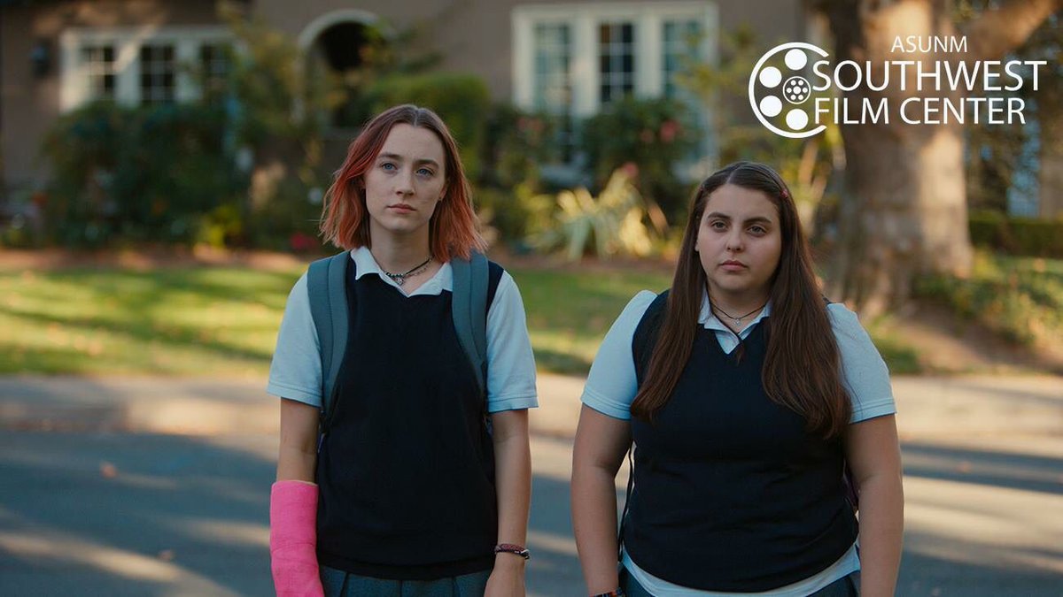 ASUNMSWFC's tweet photo. “A coming-of-age story like no other, Lady Bird is smart, emotional, funny and completely original. Rarely has a directorial debut been so assured, so singular and so heartwarmingly affecting.” - Terri White, Empire. 

https://t.co/gpIv4YHJqe 

#LadyBird #UNM #ASUNM #ABQ #Oscars https://t.co/hk4mN52e2U