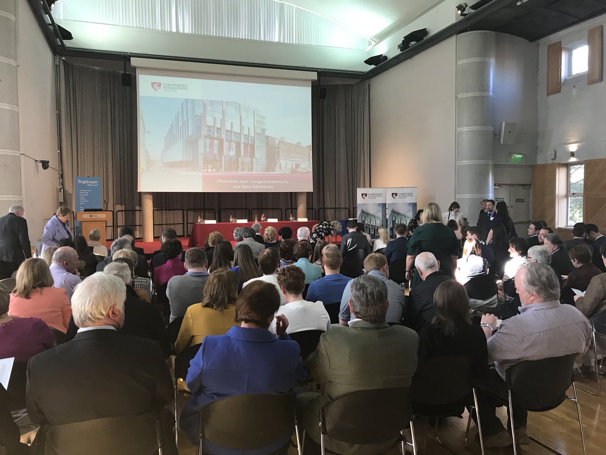 brightwater98's tweet photo. It’s a full house at the Cork conferring ceremony of the @CharteredAccIrl Congrats #classof2018 @CACork @Chartered_Young #ACAsuccess https://t.co/1Do9DgzF8G