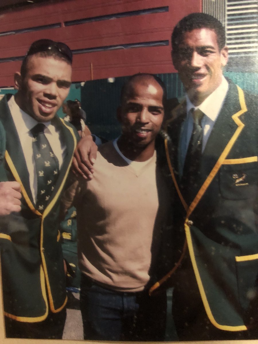 gershawncoetzee's tweet image. What a career @BryanHabana Got to meet the team as they departed Cape Town for the WC before the #Boks claimed their second #WCTitle 🇿🇦🇿🇦