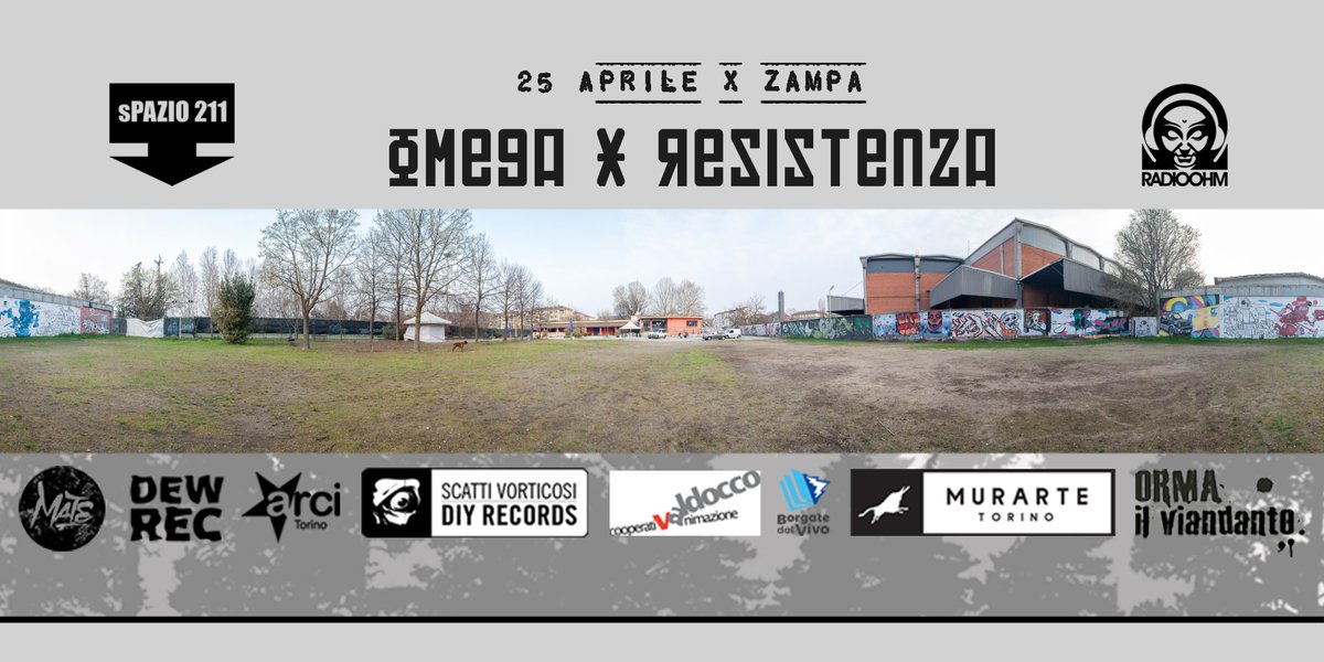 radioohm's tweet photo. OmegaxResistenza2018, -1
Musica, libri, ludobus, street food, street art e molto molto altro: tutto questo sarà possibile, anche quest'anno, grazie alla collaborazione e disponibilità di @sPAZIO211.

Le foto sono di Edoardo Pivi https://t.co/UoD00SWzPI