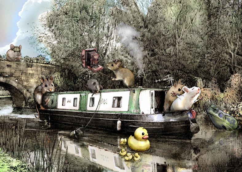 MouseBoat1's tweet photo. The Mouse Boat has arrived.
#mouseboat https://t.co/zENHmXYk6d