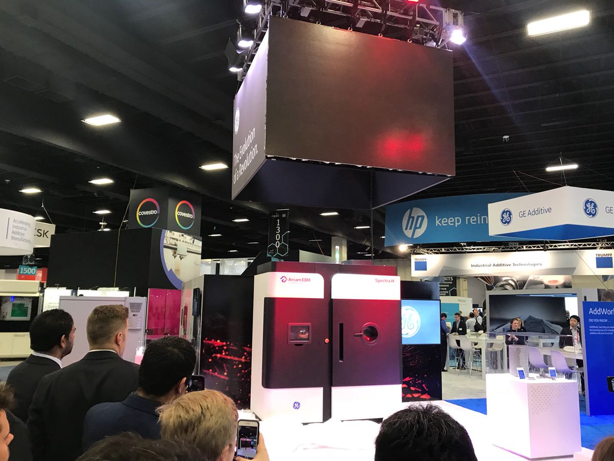 fabbing's tweet photo. #GEAdditive Unveils #Arcam EBM #SpectraH at #RAPID https://t.co/q7stDluTJL https://t.co/HT7XCBJlAS