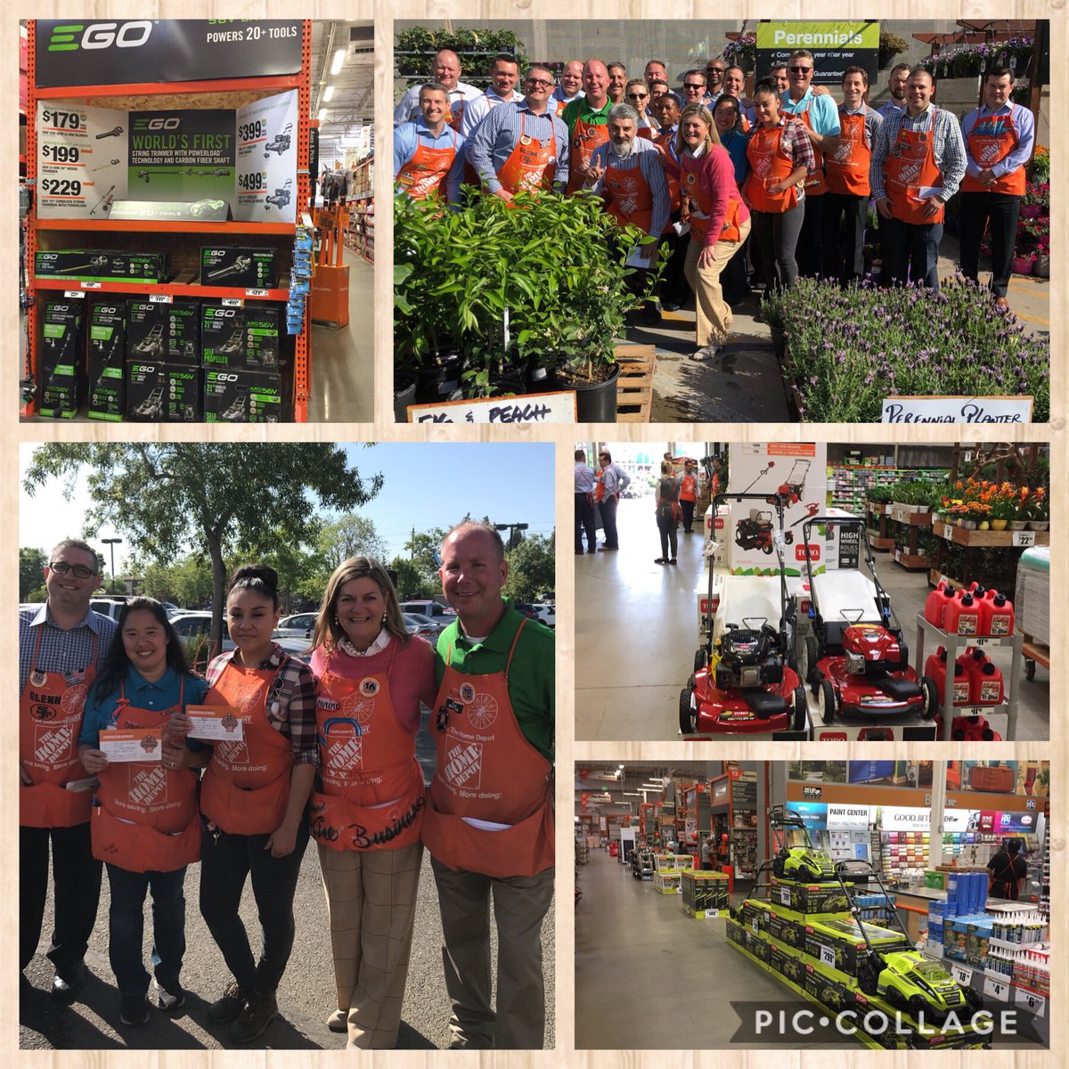 Another great walk in THD 1003! Congrats to Cindy and Winona on their executive Homer awards! 👏👏👏 The sun is out, live goods are popping, and power is primed! Going to be a great spring! #springstoretour2018 #torodays #PacNorthProud