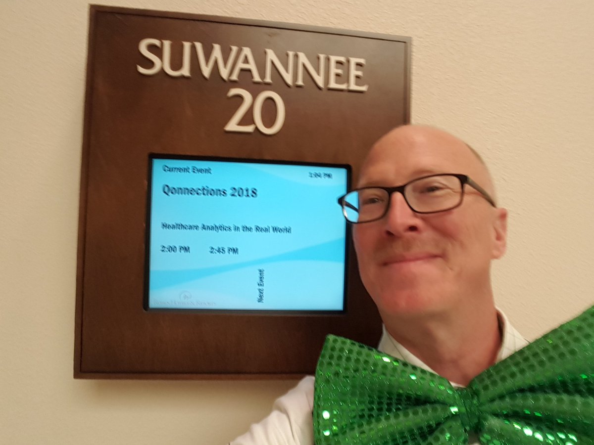 QlikDork's tweet photo. Not going to lie ... there is a good reason for the legal disclaimer slide. About to make magic. #Qonnections #DataCathedral #DataLiteracy https://t.co/UaXEHpqbXe