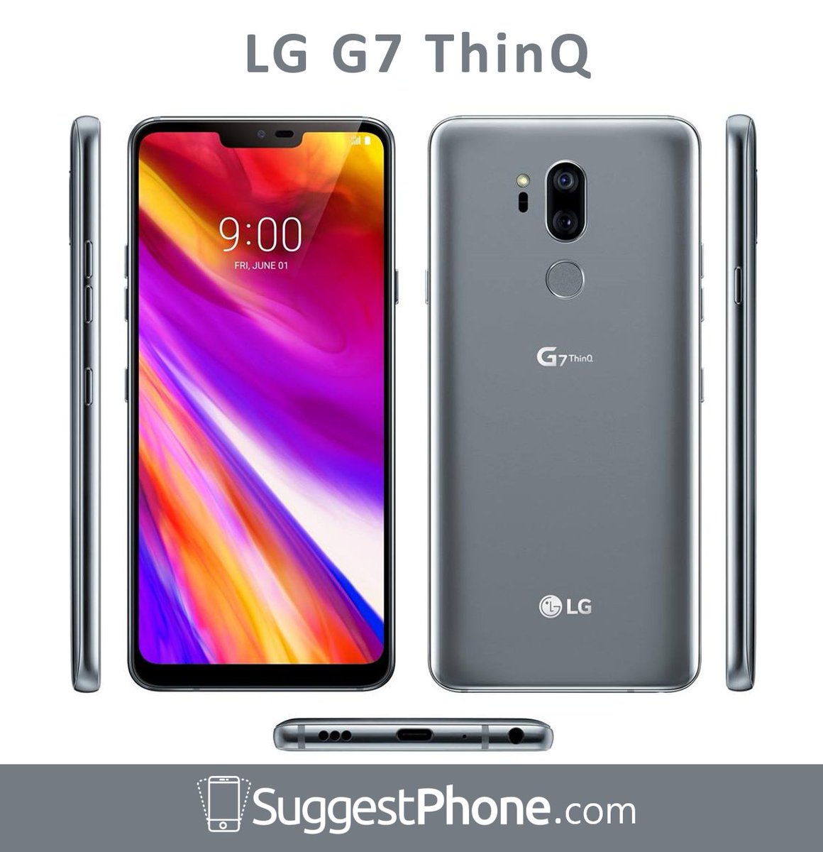 SuggestPhone's tweet photo. Here's the upcoming flagship from LG: G7 ThinQ

Expected Specs:
5.7" Quad HD Display | Snapdragon 845 | 4GB-64GB | IP68 Rating | Wireless Charging | 16+16MP Dual Rear Camera | 12MP Front Camera

Global launch on 2nd May!

#LG #LGG7 #G7 #G7ThinQ #Upcoming #Smartphone #SuggestPhone https://t.co/kEXoCCV7PO