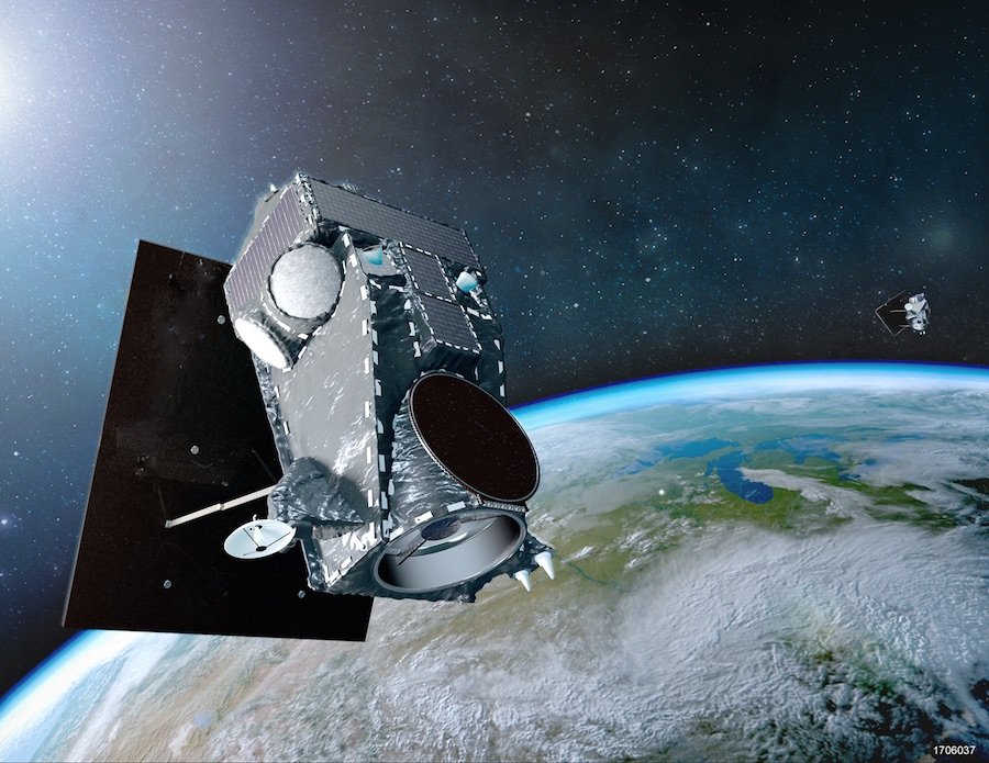 carymaimon's tweet photo. DigitalGlobe will use two Falcon 9 rockets to place its new satellite #fleet in orbit, and get this: each rocket’s excess lift capability will be available for rideshares! However, takeoff isn’t until 2021. https://t.co/9JkDiBHeWt https://t.co/QMb0TNHRLN