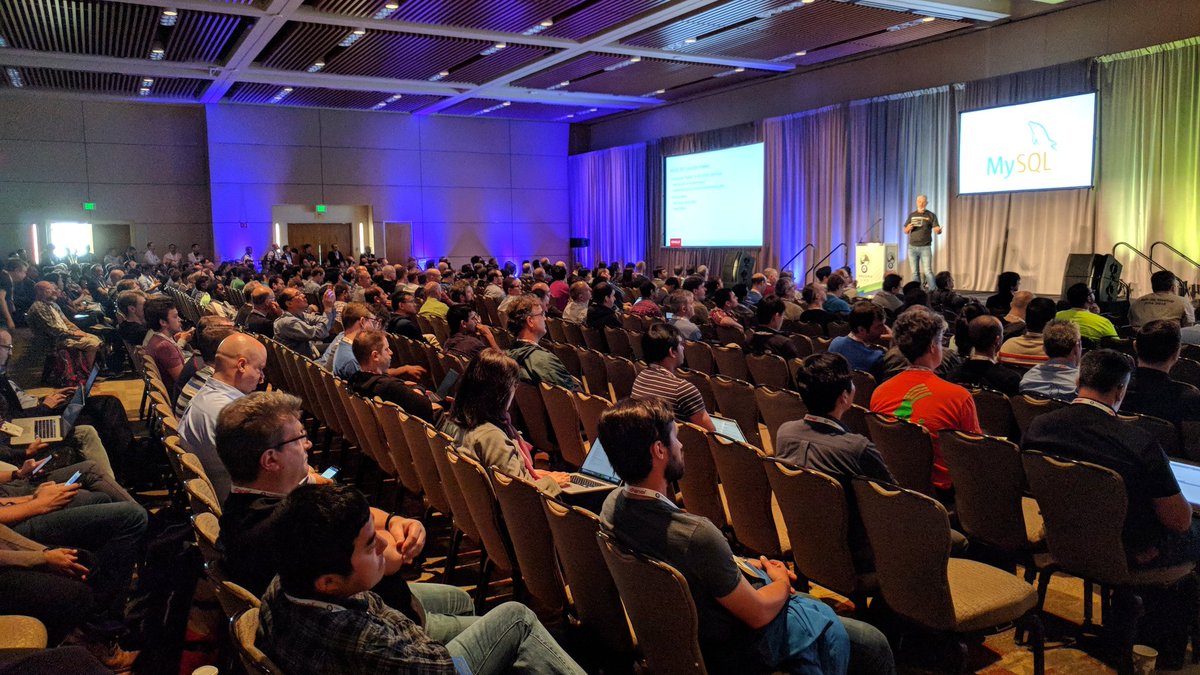 brendangregg's tweet image. MySQL 8 updates at #PerconaLive