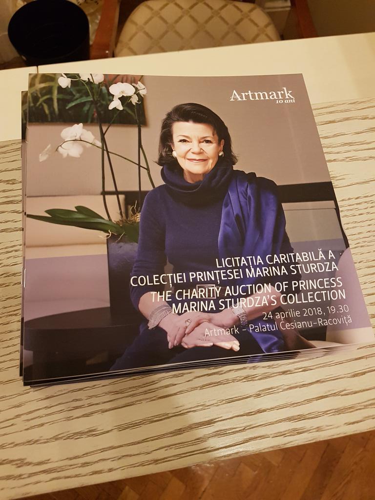 neilmcgregor3's tweet photo. Brisk bidding at the auction of the late Princess Marina Sturdza's collection, in aid of @FaraCharity and other charities.  A very generous act by a gracious lady who I was lucky enough to have known. https://t.co/f8mtHRWJiz