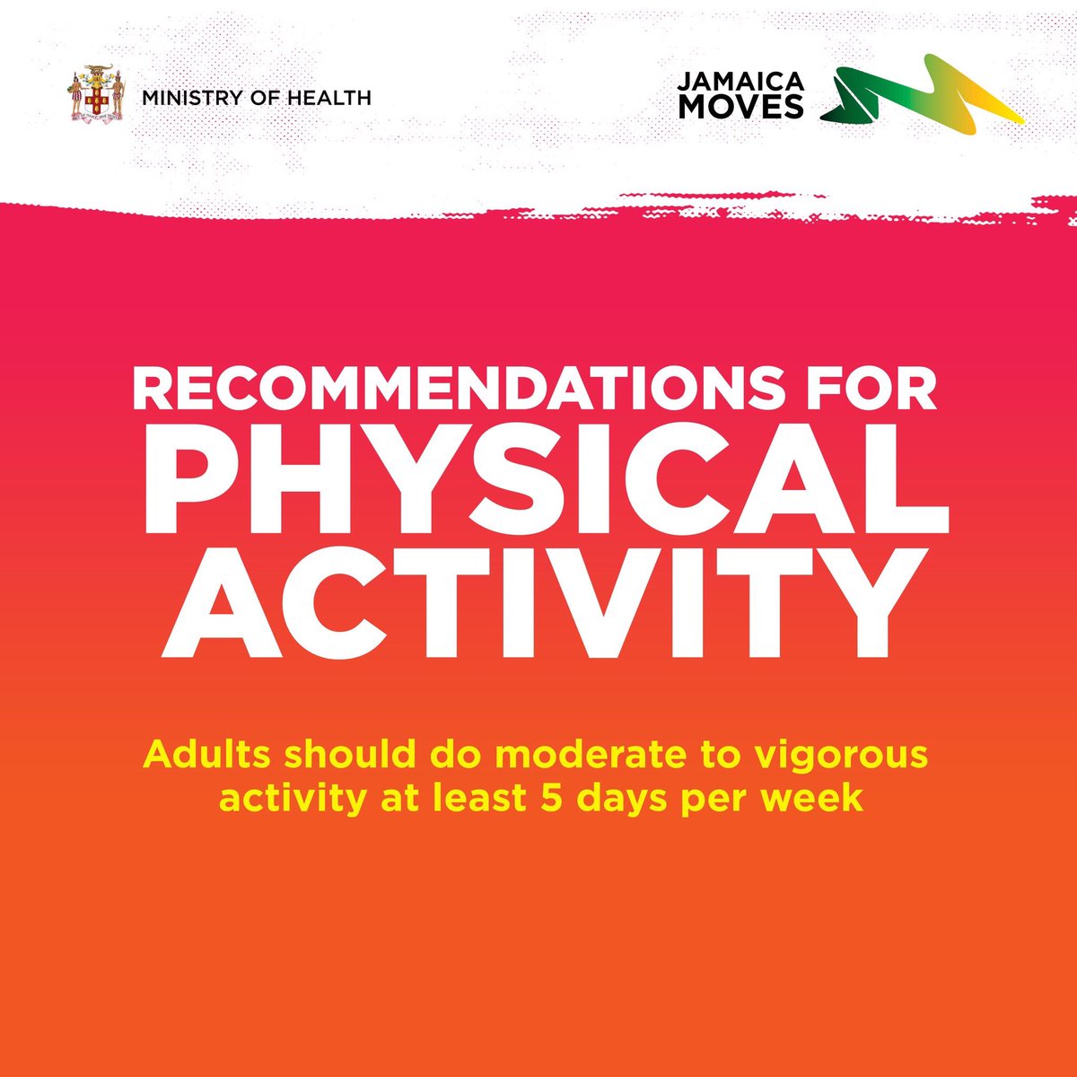 jamaica_moves's tweet photo. Your health is an investment!
All you need is 30 minutes to an Hour each day, and youβre good to go.
#JaMoves #NewYearNewCommitment https://t.co/nkxokBTorV