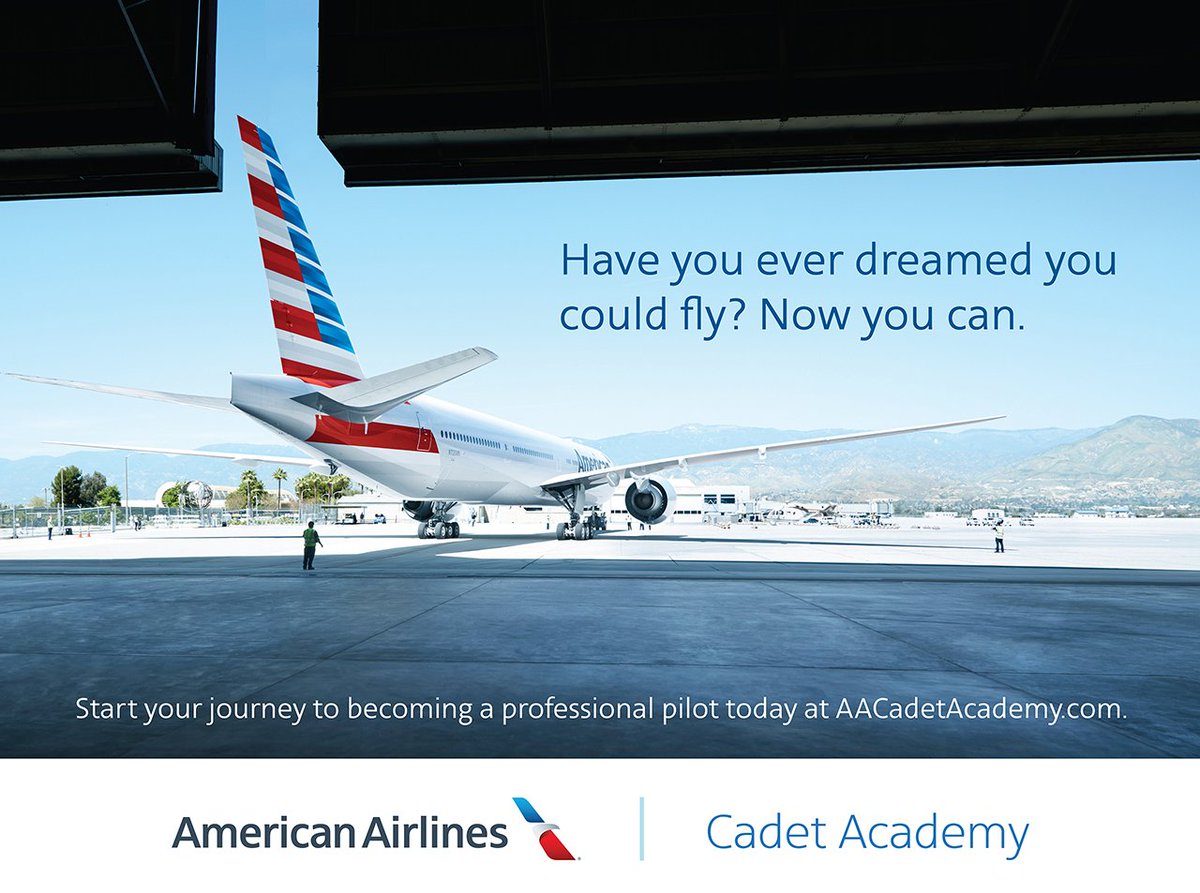 CAE_Inc's tweet photo. CAE is excited to kick off the American Airlines Cadet Academy pilot creation program announced today. Learn to fly with CAE! #CAEpilot #CAEPhoenix #AACadetAcademyFor more information : https://t.co/7ulFf2QzKM and https://t.co/jS3rr6njYd https://t.co/jwxHbVsnUW