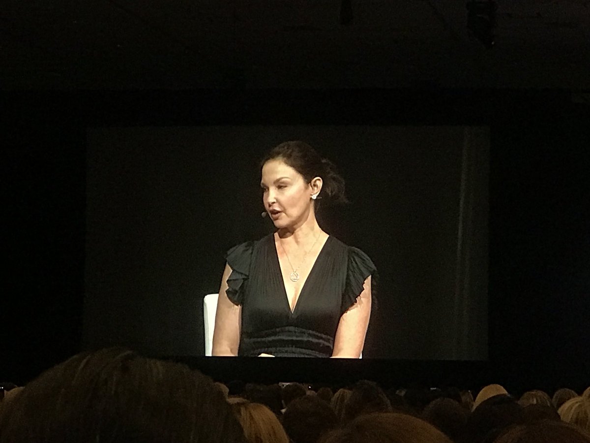 LulitBezu's tweet photo. Wow what powerful words from @ashleyjudd - “self care is not selfish. It is self esteem” #PBWC2018 #MeToo https://t.co/qoGhqTNk2Z