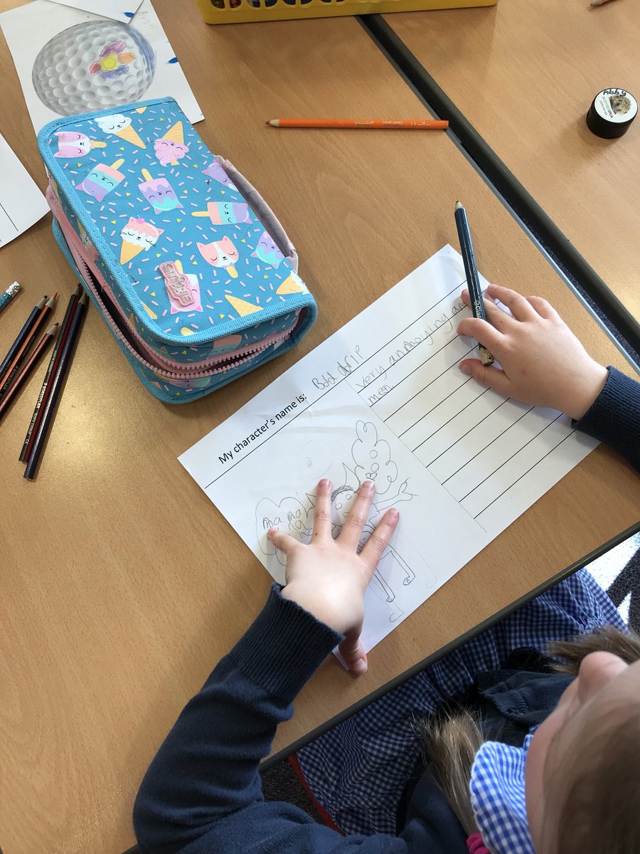 CarlogiePS's tweet photo. Character descriptions being drawn and written in P2a today with the help of our very own Mrs Geddes. She has helped so many classes with their writing skills and the children have loved it! #parentpartner #literacyskills ✍🏻👍🏻 https://t.co/AX9hx2a6ET