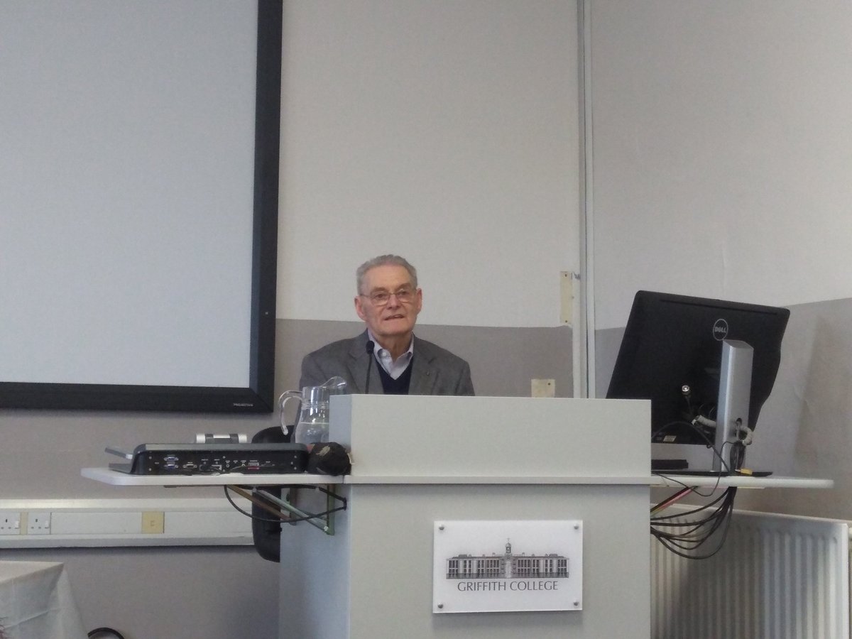 griffithcollege's tweet photo. We are honoured to host Holocaust survivor, Tomi Reichental to @griffithcollege. He says "the reason I speak out is to ensure the horrors I experienced never happens again. But we must remain vigilant". https://t.co/Hmma8AKSbq