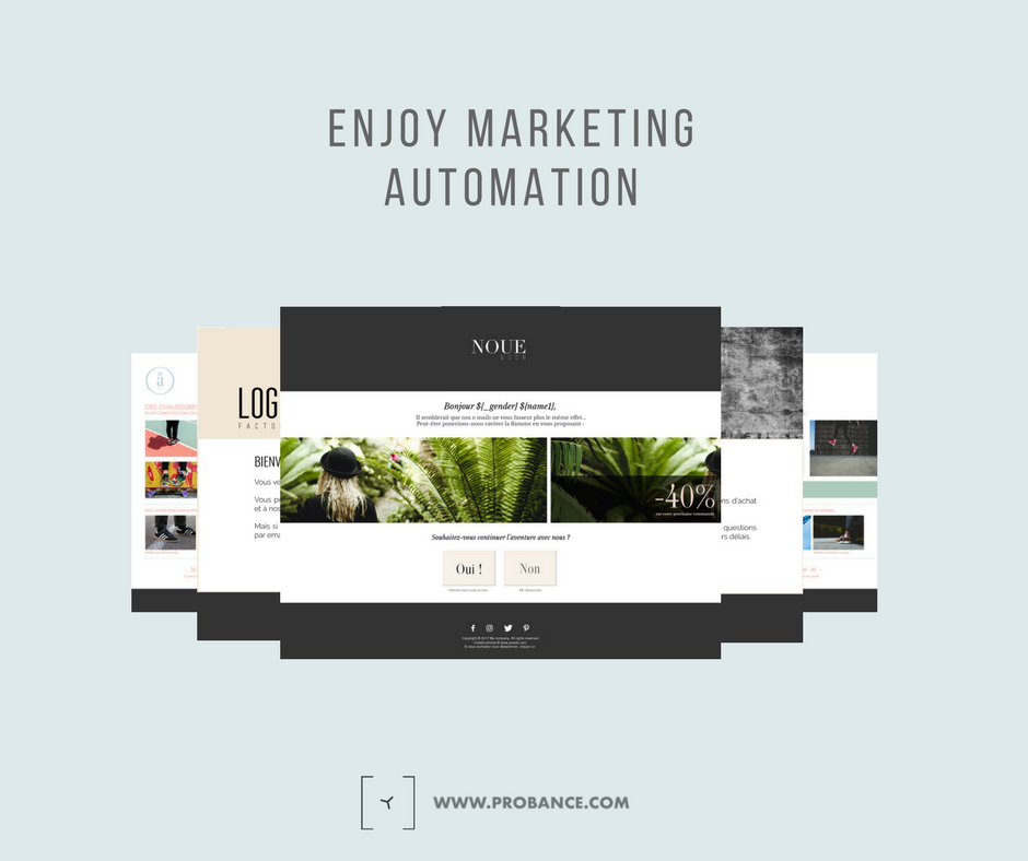 Probance's tweet photo. Marre de gérer 36 templates à la fois pour votre entreprise ? Avec Probance, un seul template suffit, déployable à l'infini. #marketingautomation #IA 
https://t.co/di9hIiyrAJ https://t.co/rd56OMYdUX