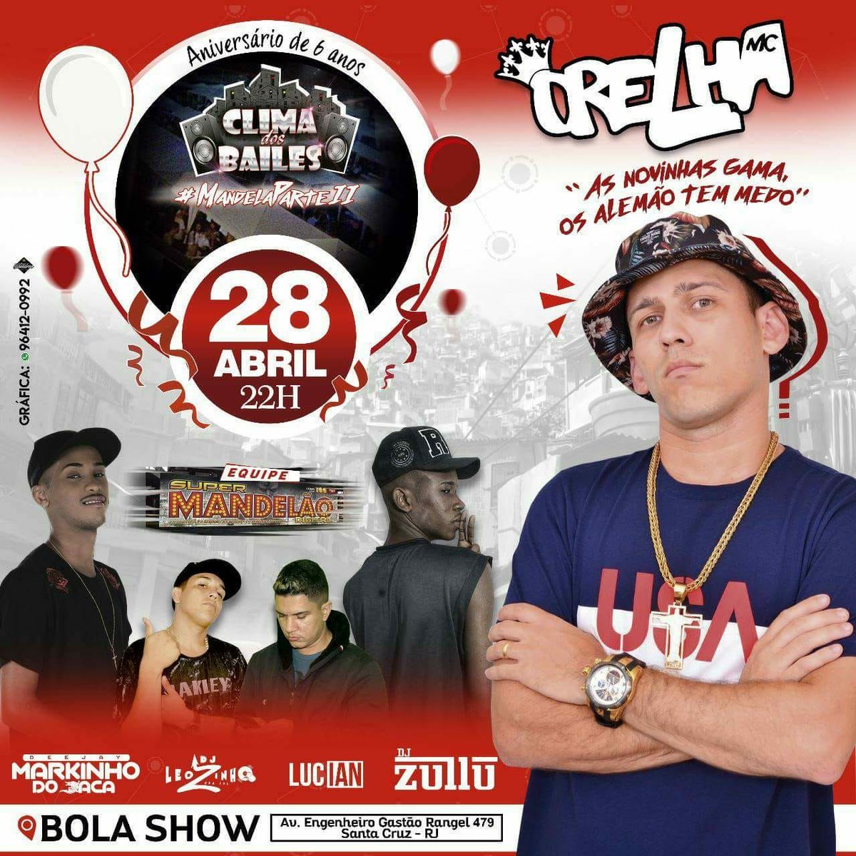 MarcosJuniorFFC's tweet photo. Sabadão naquele ritmo de comunidade, quem curtiu uma vez, volta sempre.. e baile em casa.
Alô DG, Alô Grilinho.. camarote da tropa tá aí né. Hahahaha
Vem pra Clima!!
#CLIMADOSBAILES
#CLIMAMUNDO
#BOLASHOW https://t.co/UQdrikUFPT