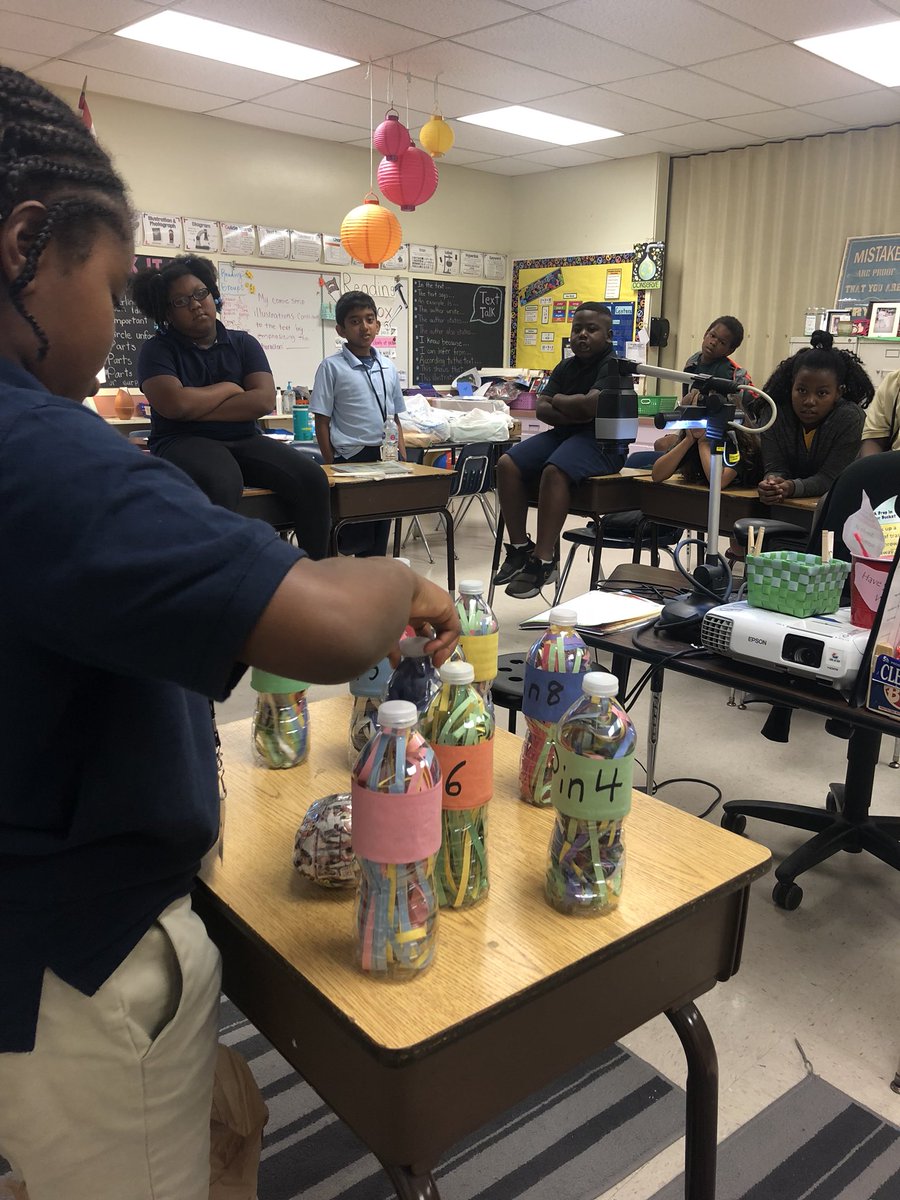 ms_srein's tweet photo. Our class celebrated #earthday by creating an original game using recycled materials. The best part is they actually enjoy playing them!!! Thanks for the great idea @RobinMaya13 #knownova #novabuzz #earthdayiseveryday 💛💚💛💚💛💚 https://t.co/MuC29g1lqb