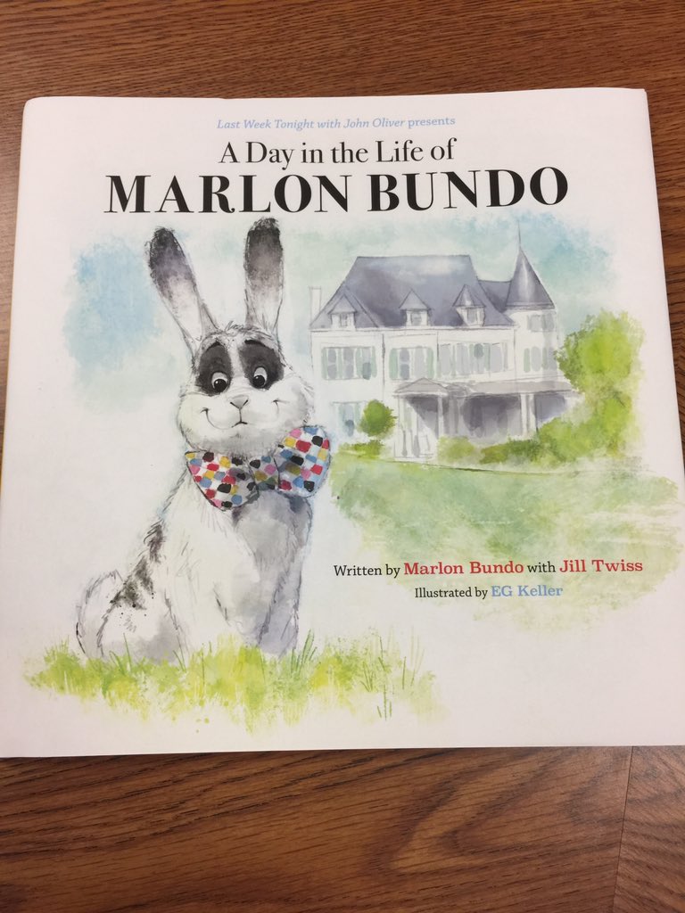 suttonshawna1's tweet photo. So this just showed up in the mail for my elementary library. I had been wondering how I could get away with purchasing. To whoever donated this, THANK YOU #betterbundo #LastWeekTonight #lovebunnies https://t.co/Pby0Sdw8t3