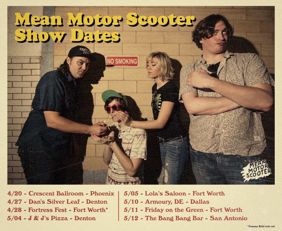 Upcomming shows
#meanmotorscooter #showdates #dfw #sanantonio #denton #garagerock #trashrock #PsychedelicRock