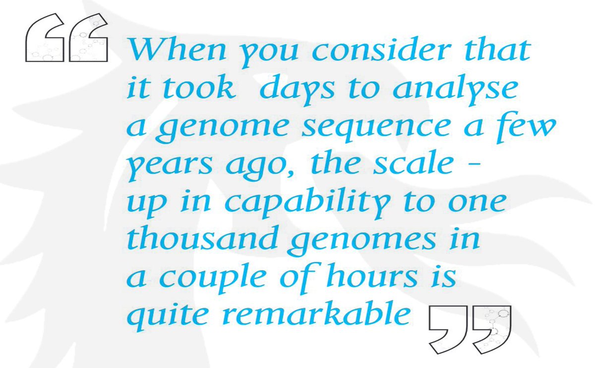 Last year, we partnered with <a href="/ChildrensPhila/">Children's Hospital</a> and <a href="/AWS/">Amazon Web Services</a> to analyze 1,000 whole human genomes in under 2.5 hours. The latest issue of <a href="/JournPrecMed/">Precision Medicine</a>  take a deep dive into this accomplishments, detailing the scaling-up of #NGS secondary analysis using #DRAGEN ow.ly/6zdK30jEMCZ
