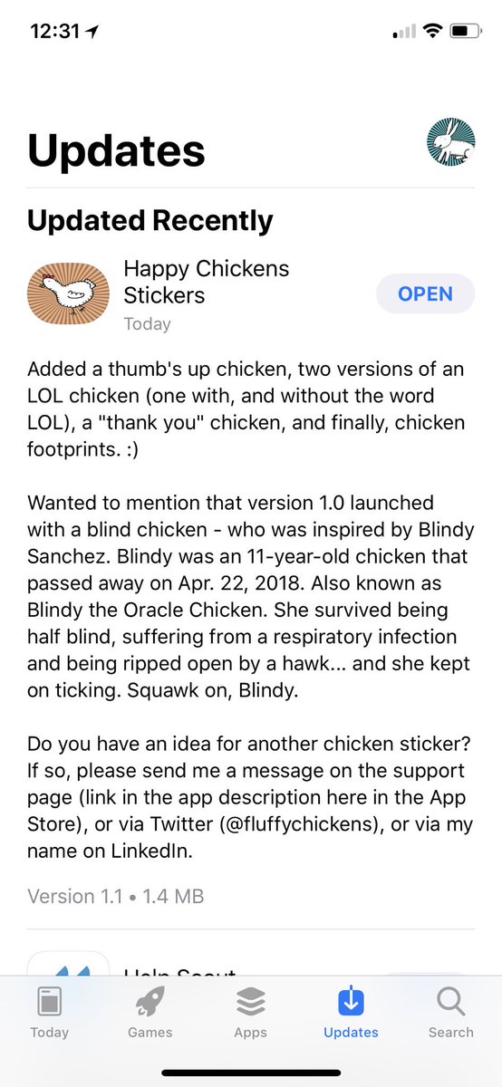 Happy Chicken Stickers for #iOS tweet media