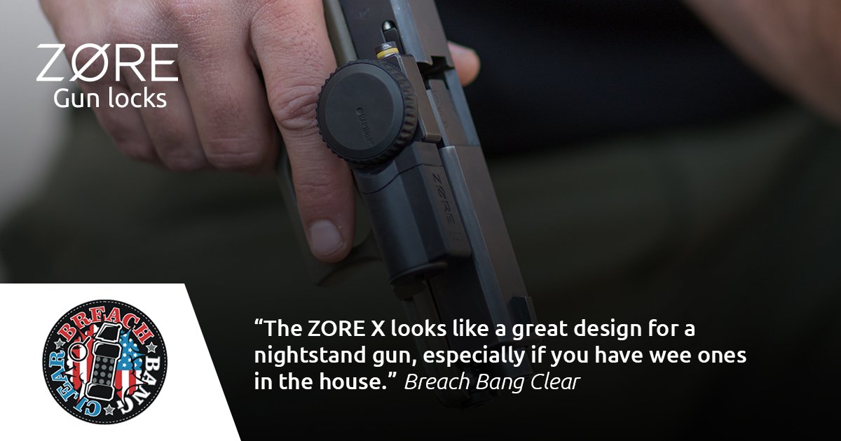ZORE_Gun_Locks's tweet photo. This is what @BreachBangClear had to say about the #ZORE X https://t.co/eiJD8uxUz4
#OwnYourGun https://t.co/yMIwubIKnG