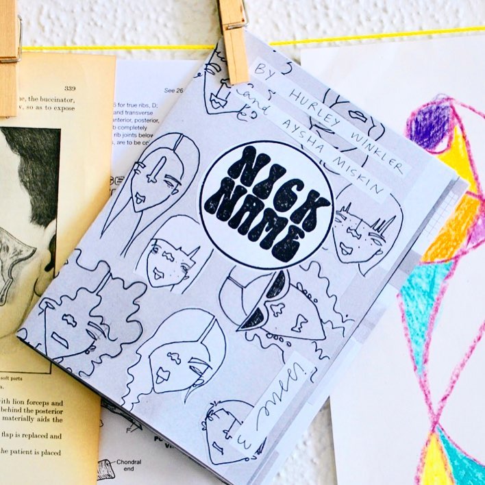 MIEUX_FL's tweet photo. Question: What do you get when an artist and a writer become best friends? 

Answer: An awesomely creative zine called "Nickname "coming out of Jacksonville, Fl. #mieuxfl 

https://t.co/ijH6wTP7dc https://t.co/IVDt5ax4T0