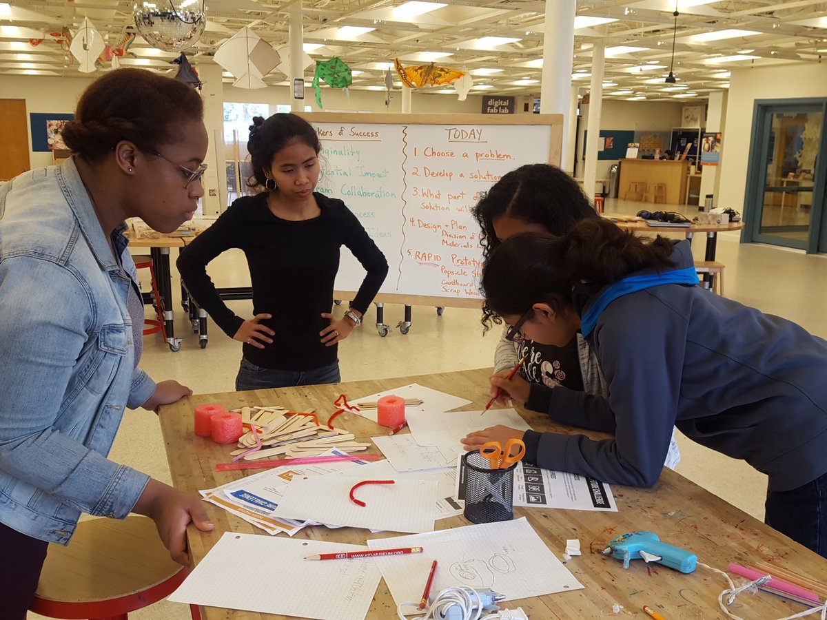 farquharms's tweet photo. Farqhuar students plan prototype STEM projects at the Kid Museum. #MCPSSTEM https://t.co/mrL23YBusl