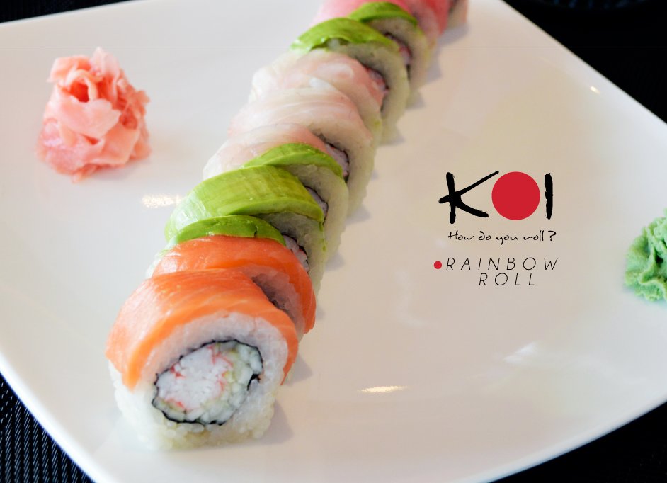 KoiSushiSV's tweet image. Sushi please! #RainbowRoll #KOISushi