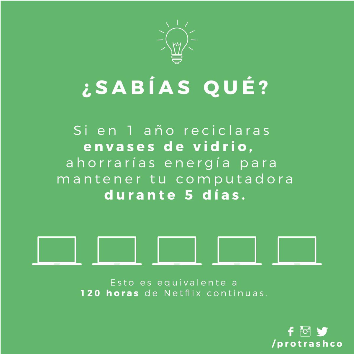 Ahora querrás reciclar tus botellas de vidrio. 
Al año se tiran 920,000 toneladas. 😱