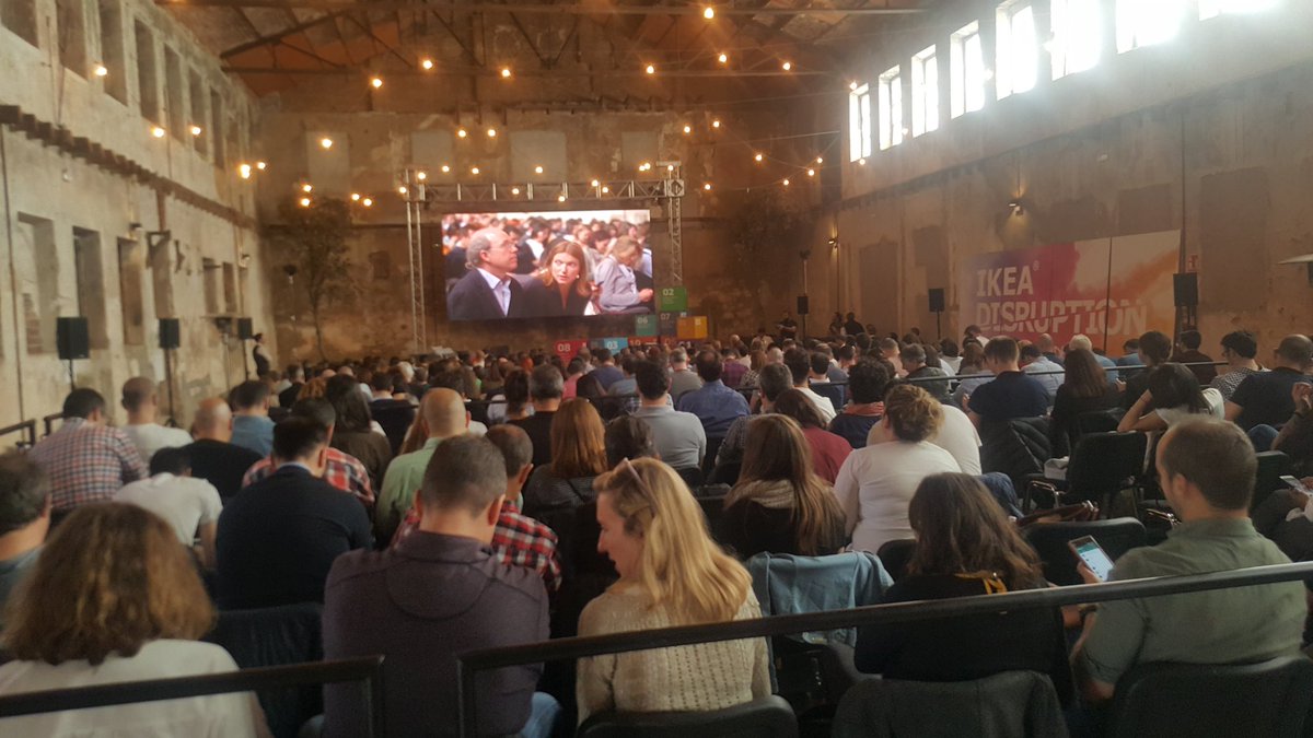 SergiCorbeto's tweet photo. En el #ikeakickoff orgulloso y agradecido de q me hayan invitado a compartir el Decálogo del #management #disruptivo by @MindTheGapTeam

Gracias @IKEASpain 
Moláis!!! 
#disrupcion
#transformación
#monstruos
#sencillez
#storytelling
#soyfandeikea
#gapjumping https://t.co/CVs5rPeaGA