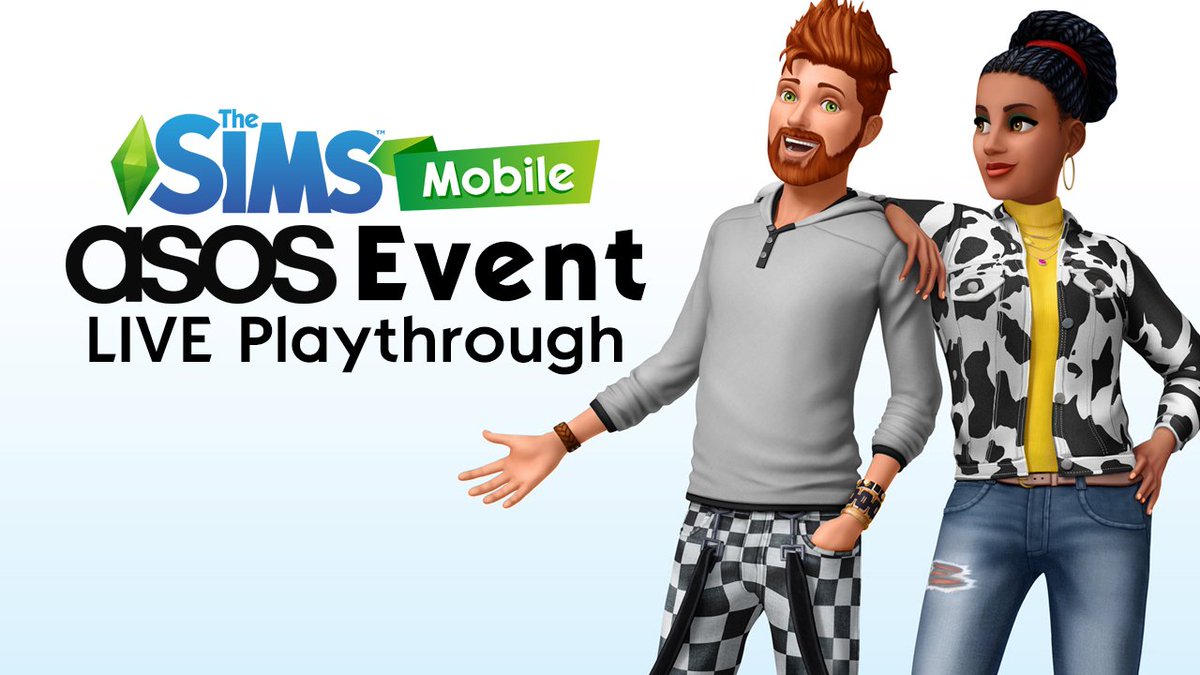 We're going LIVE with The Sims Mobile's ASOS Fashion Event in 1 hour!
>>youtube.com/watch?v=ZB6mbD…