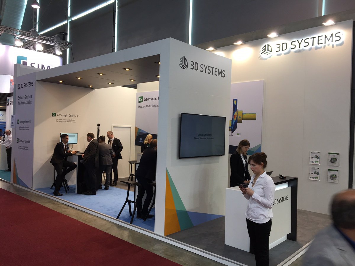 3dsystems's tweet image. Join 3D Systems at #Control2018. Stop by Hall 3, booth 3201 to learn about Geomagic Control X software solutions for manufacturing!