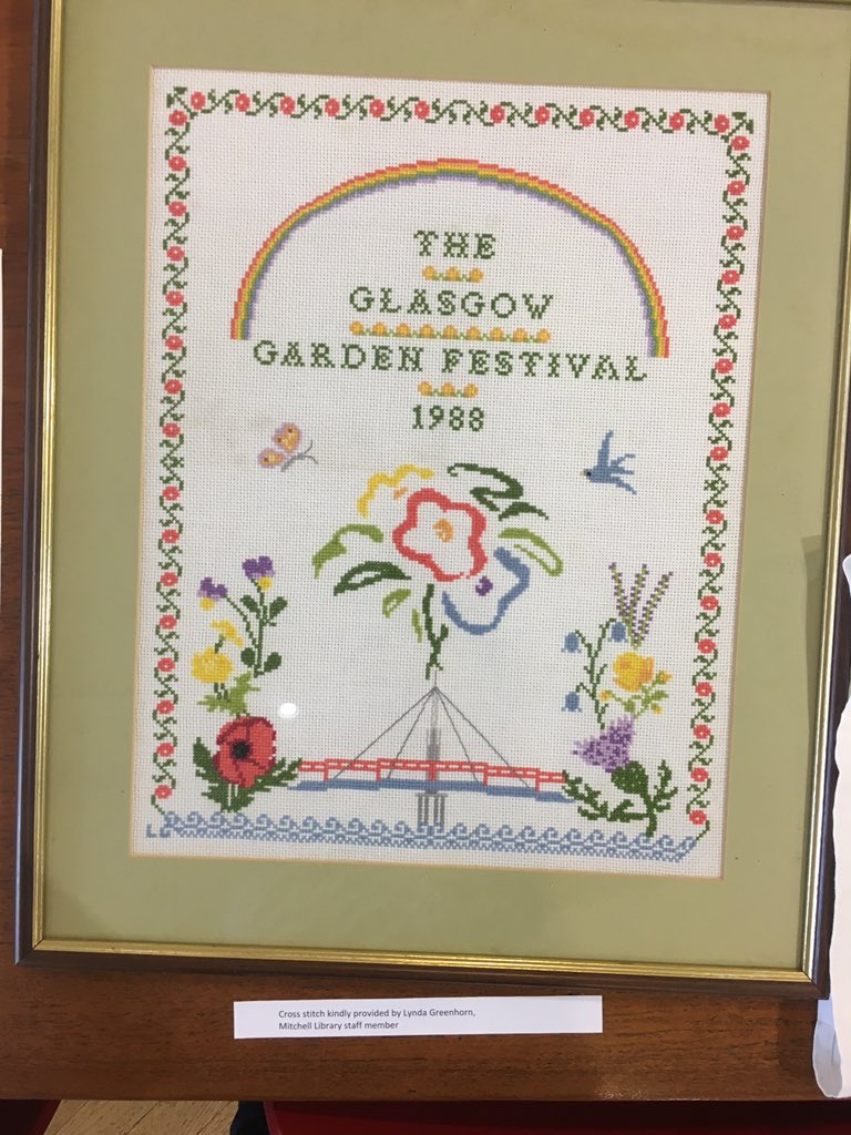 PaulEnglishhack's tweet photo. The Glasgow Garden Festival happened 30 years ago. There’s a display of special collection memorabilia at the Mitchell Library until Thursday this week. I visited to gather memories for today’s @BBCRSAfternoons Show with @JaniceForsyth (from 42 min) https://t.co/PTFmQorlTE https://t.co/xf6xgJvs9n