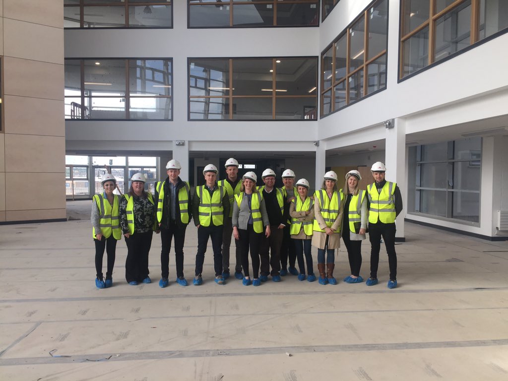 BremoreEducate's tweet photo. Our staff got to visit the new school site today! Exciting times! @EducateTogether https://t.co/UsX8MpsxU9