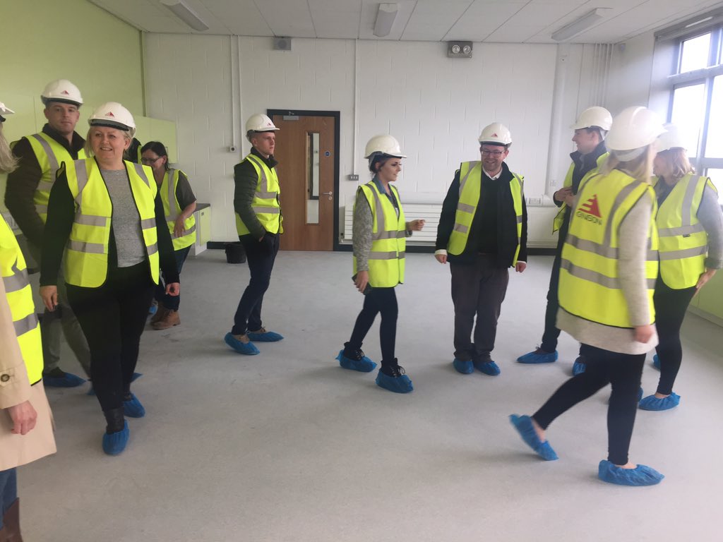 BremoreEducate's tweet photo. Our staff got to visit the new school site today! Exciting times! @EducateTogether https://t.co/UsX8MpsxU9